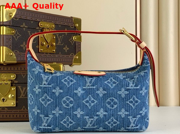 Louis Vuitton Hills Pochette in Blue Monogram Denim M82949 Replica