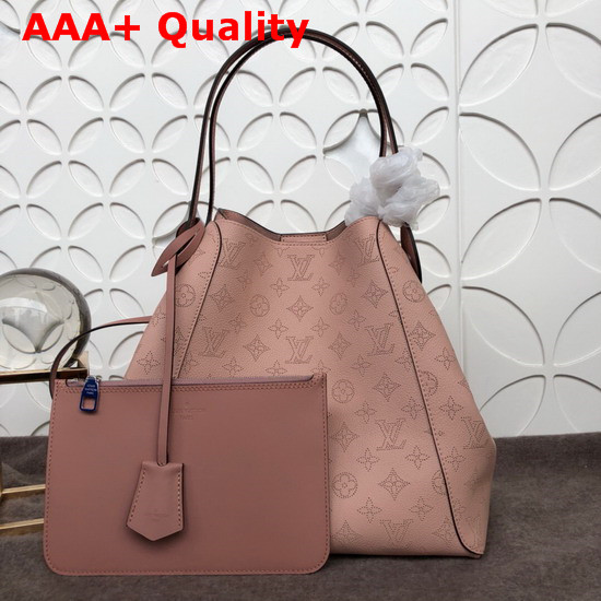 Louis Vuitton Hina MM Magnolia Mahina Perforated Calf Leather Replica