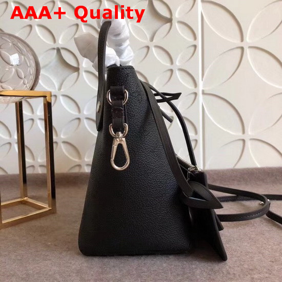 Louis Vuitton Hina PM Black Mahina Perforated Calf Leather M54350 Replica