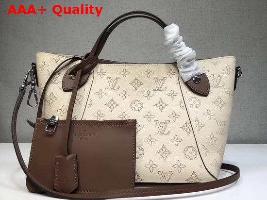 Louis Vuitton Hina PM Cream Mahina Perforated Calf Leather Replica