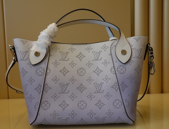Louis Vuitton Hina PM Handbag Gradient Blue Mahina Perforated Calf Leather Replica