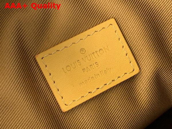 Louis Vuitton Hobo Cargo Bag in Beige Cowhide Leather and Monogram Coated Canvas M12697 Replica