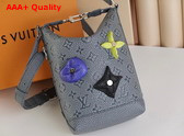 Louis Vuitton Hobo Cruiser PM Granite Taurillon Monogram Embossed Cowhide Leather M20875 Replica