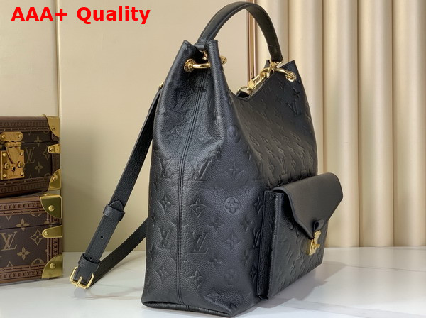 Louis Vuitton Hobo Metis Black Monogram Empreinte Leather M27189 Replica
