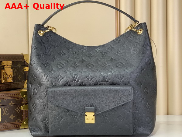 Louis Vuitton Hobo Metis Black Monogram Empreinte Leather M27189 Replica