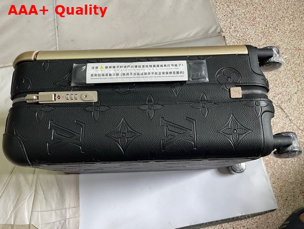 Louis Vuitton Horizon 55 Black Monogram Empreinte Giant Leather M46115 Replica