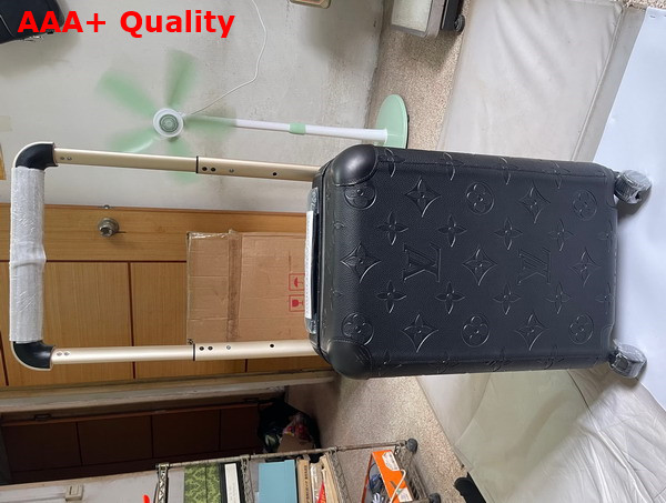 Louis Vuitton Horizon 55 Black Monogram Empreinte Giant Leather M46115 Replica