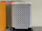Louis Vuitton Horizon 55 Gray Mahina Perforated Calfskin Leather M10282 Replica