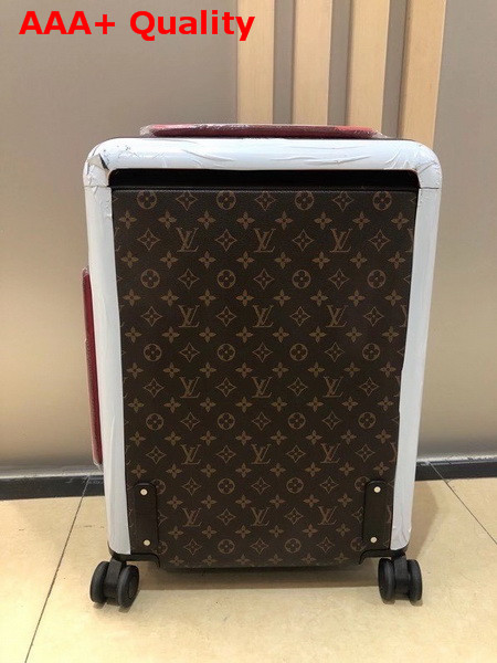 Louis Vuitton Horizon 55 Luggage Monogram Canvas with Red Details Replica