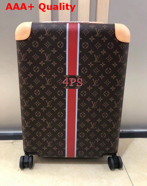 Louis Vuitton Horizon 55 Monogram Eclipse Canvas with Personalized Print Replica