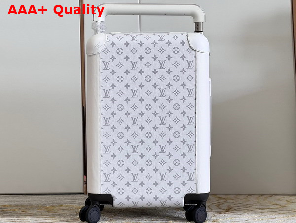Louis Vuitton Horizon 55 Optic White Monogram Coated Canvas and Taiga Cowhide Leather M10149 Replica