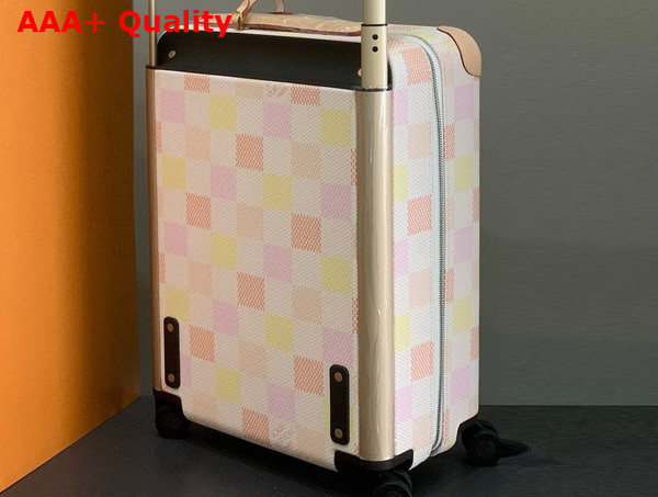 Louis Vuitton Horizon 55 Peach Damierlicious Coated Canvas N40741 Replica