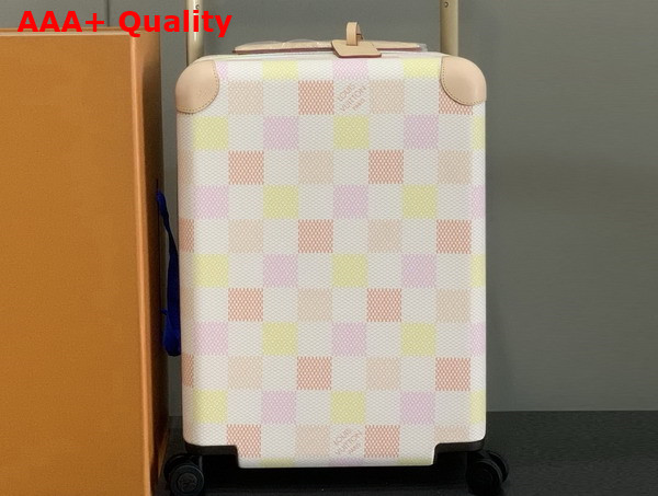 Louis Vuitton Horizon 55 Peach Damierlicious Coated Canvas N40741 Replica