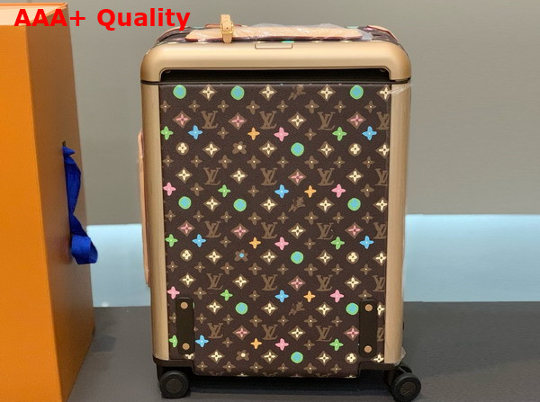 Louis Vuitton Horizon 55 Rolling Case in Chocolate Monogram Craggy Coated Canvas M47070 Replica