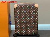 Louis Vuitton Horizon 55 Rolling Case in Chocolate Monogram Craggy Coated Canvas M47070 Replica