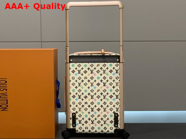 Louis Vuitton Horizon 55 Rolling Case in Vanilla Monogram Craggy Coated Canvas Replica