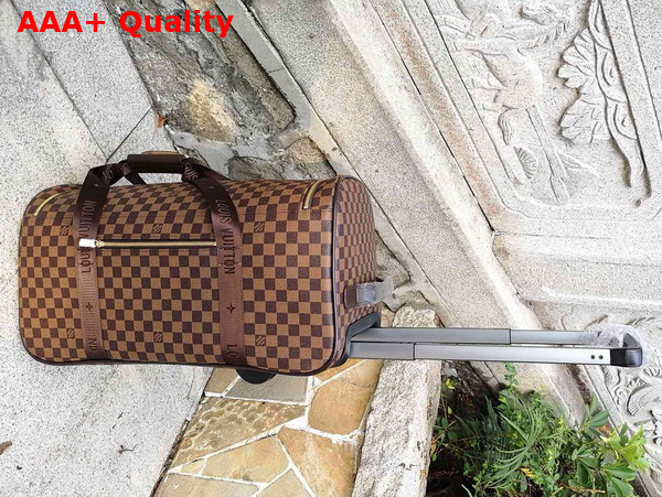 Louis Vuitton Horizon Soft Duffle 55 in Damier Ebene Canvas Replica