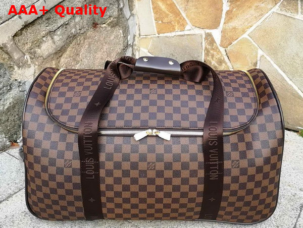 Louis Vuitton Horizon Soft Duffle 55 in Damier Ebene Canvas Replica