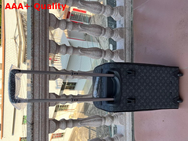 Louis Vuitton Horizon Soft Duffle 55 in Monogram Eclipse Canvas Replica