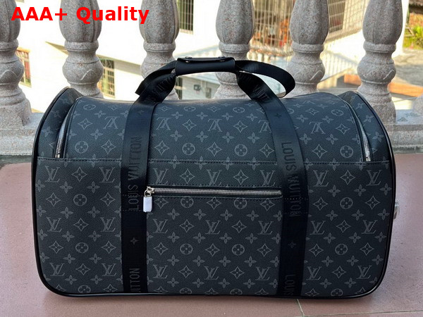 Louis Vuitton Horizon Soft Duffle 55 in Monogram Eclipse Canvas Replica