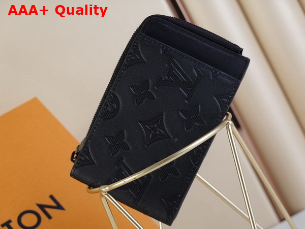 Louis Vuitton Hybrid Wallet in Black Monogram Shadow Leather M81526 Replica