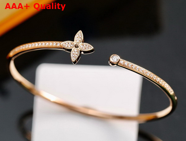 Louis Vuitton Idylle Blossom Twist Bracelet Pink Gold and Diamonds Q95690 Replica