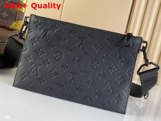 Louis Vuitton In The Loop Damier Glitter Leather and Black Taurillon Monogram Leather M59682 Replica