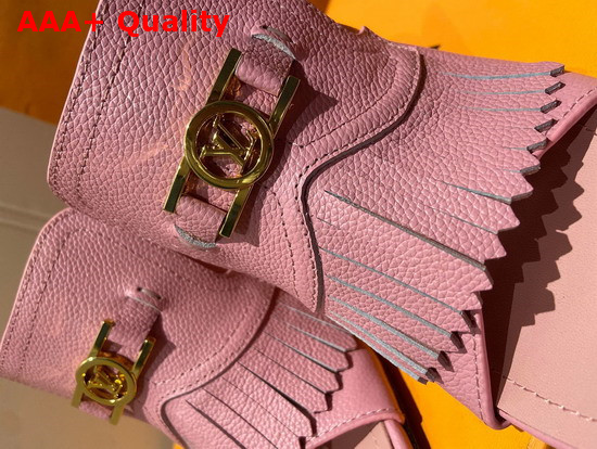 Louis Vuitton Indiana Mule in Pink Grained Calf Leather Replica