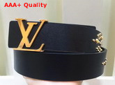 Louis Vuitton Initiales 35mm Belt in Black Replica