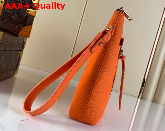 Louis Vuitton Ipad Pouch Orange Grained Calf Leather Replica