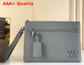 Louis Vuitton Ipad Pouch in Black Grained Calf Leather M69837 Replica