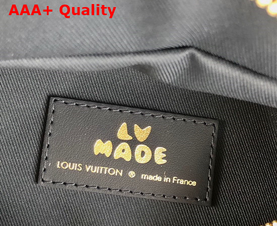 Louis Vuitton Japanese Cruiser Blue Monogram Denim and Navy Blue Taurillon Leather M45970 Replica