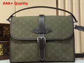 Louis Vuitton Jet Lag Bag MM in Khaki Green Monogram Surplus Jacquard M29718 Replica