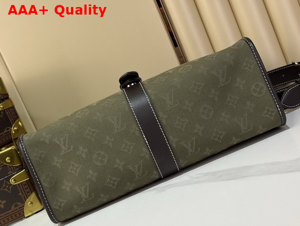 Louis Vuitton Jet Lag Bag MM in Khaki Green Monogram Surplus Jacquard M29718 Replica