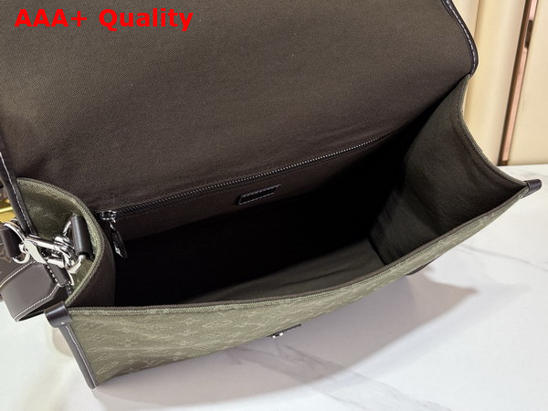 Louis Vuitton Jet Lag Bag MM in Khaki Green Monogram Surplus Jacquard M29718 Replica