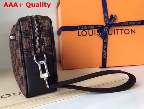 Louis Vuitton Kasai Clutch Damier Ebene Canvas N41663 Replica