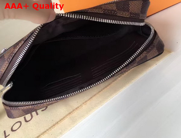 Louis Vuitton Kasai Clutch Damier Ebene Canvas N41663 Replica