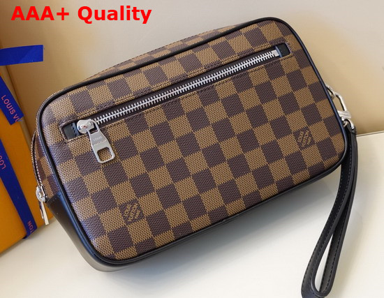 Louis Vuitton Kasai Clutch Damier Ebene Canvas Replica
