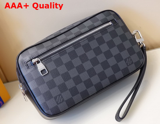 Louis Vuitton Kasai Clutch Damier Graphite Canvas N41664 Replica
