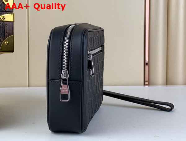 Louis Vuitton Kasai Clutch in Black Damier Infini Cowhide Leather Replica