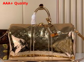 Louis Vuitton Keepall 45 in Copper Monogram Miroir Coated Canvas M26463 Replica