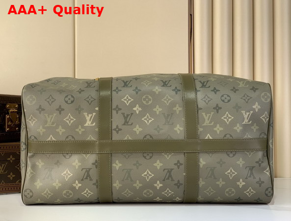 Louis Vuitton Keepall 50 Backpack Khaki Green Monogram Surplus Coated Canvas M26964 Replica