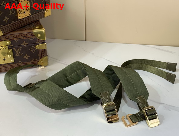 Louis Vuitton Keepall 50 Backpack Khaki Green Monogram Surplus Coated Canvas M26964 Replica