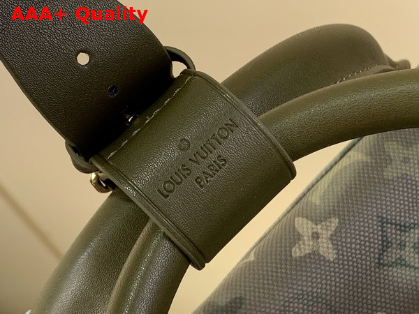 Louis Vuitton Keepall 50 Backpack Khaki Green Monogram Surplus Coated Canvas M26964 Replica