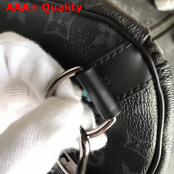Louis Vuitton Keepall 55 Bandouliere Monogram Eclipse Flash Replica
