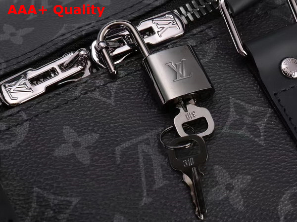 Louis Vuitton Keepall 55 Bandouliere Monogram Eclipse M40605 Replica