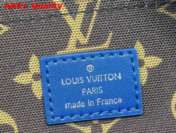 Louis Vuitton Keepall Bandouliere 25 Bag in Atlantic Blue Monogram Coated Canvas M46803 Replica