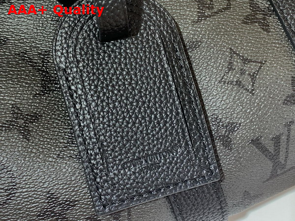 Louis Vuitton Keepall Bandouliere 25 Black Monogram Midnight Coated Canvas M28369 Replica