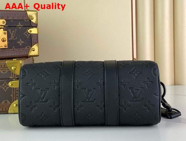 Louis Vuitton Keepall Bandouliere 25 Black Taurillon Monogram Leather M20900 Replica