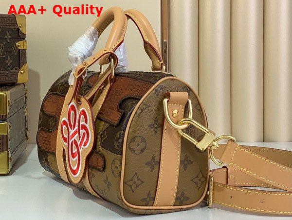 Louis Vuitton Keepall Bandouliere 25 City Bag Brown Monogram Landscape Coated Canvas M15428 Replica